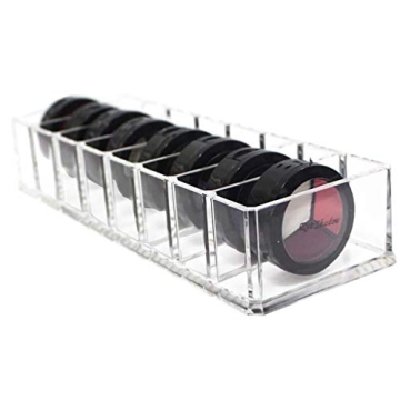 Foraineam 4 Pack Acrylic Compact Organizer for Makeup