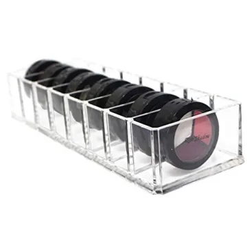 Foraineam 4 Pack Acrylic Compact Organizer for Makeup