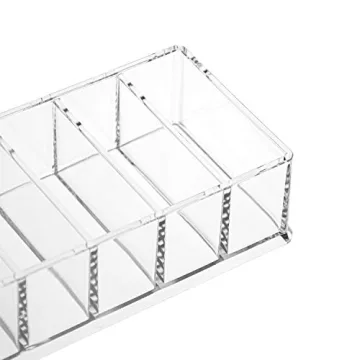 Foraineam 4 Pack Acrylic Compact Organizer for Makeup