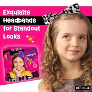 Headband Making Kit for Girls - Make Your Own Fashion Headbands - Hair Accessories Girls Crafts Ages...