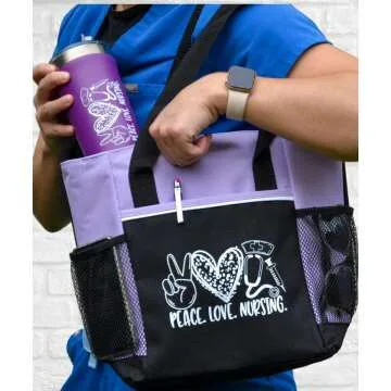 Gift Set for Nurses: Tote Bag & Tumbler Combo