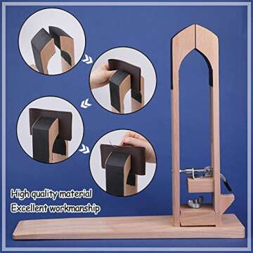 LUNARM Leather Pony - Table Desktop Pony Horse Clamp Leather Stitching Pony for DIY Hand Leathercraft Sewing