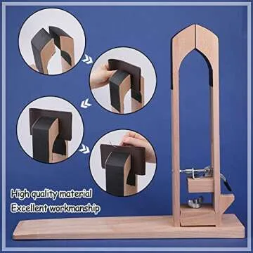 LUNARM Leather Pony - Table Desktop Pony Horse Clamp Leather Stitching Pony for DIY Hand Leathercraft Sewing