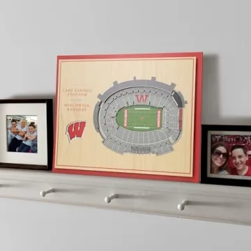 YouTheFan NCAA Wisconsin Badgers 3D Wall Art