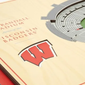 YouTheFan NCAA Wisconsin Badgers 3D Wall Art