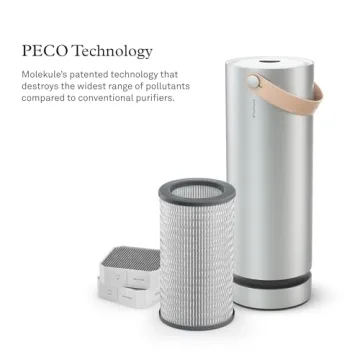 Molekule Air PECO-Filter | Air Purifier Filter Replacement to Remove Dust, Mold, Pollen, Viruses, Allergens & Other Pollutants for Clean Air - White