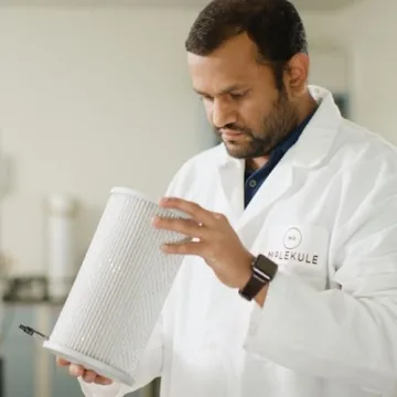 Molekule Air PECO-Filter | Air Purifier Filter Replacement to Remove Dust, Mold, Pollen, Viruses, Allergens & Other Pollutants for Clean Air - White