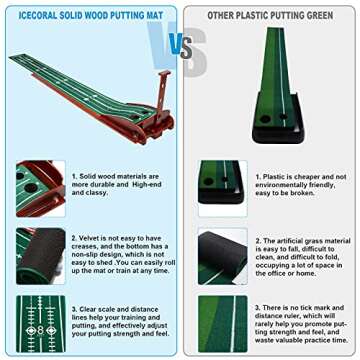 Improve Golf Skills with Indoor Putting Green Mat