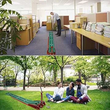 Improve Golf Skills with Indoor Putting Green Mat