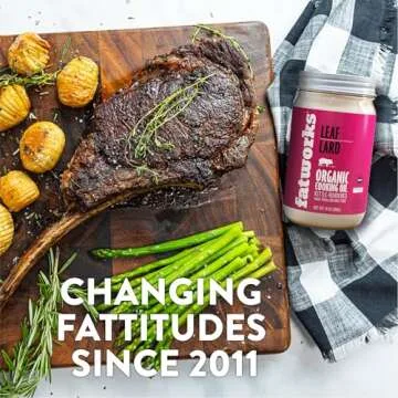 Fatworks Organic Leaf Lard for Baking and Cooking