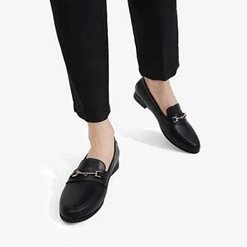 DREAM PAIRS Women's Stylish and Comfortable Penny Loafers