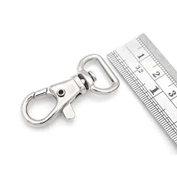 CRAFTMEMORE Gold Swivel Lobster Claw Clasps Pack of 10