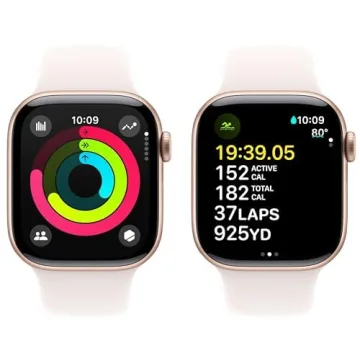 Apple Watch Series 10 GPS 42mm Rose Gold Aluminum (Renewed)