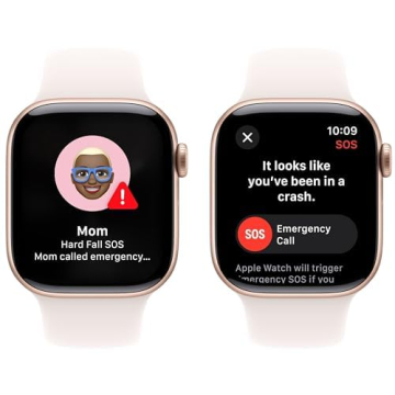 Apple Watch Series 10 GPS 42mm Rose Gold Aluminum (Renewed)