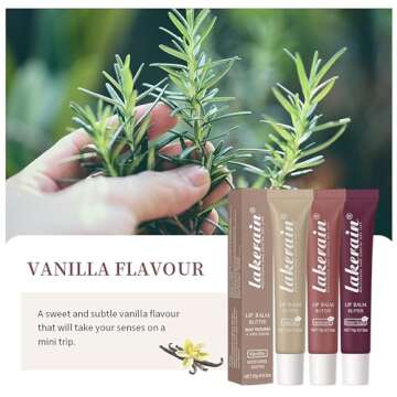 4 Color Lip Balm Butter for Dewy, Moisturized Lips
