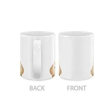 MUGBREW Cream Labrador Retriever Dog Ceramic Coffee Mug Tea Cup, 11 OZ