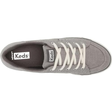 Keds Women's Center III Lace Up Grey Sneakers for Comfort