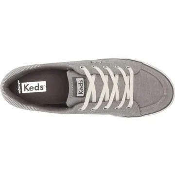 Keds Women's Center III Lace Up Grey Sneakers for Comfort
