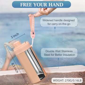 MAXSO Sealed Can Cooler with Fizz Lid – 4-in-1 Insulated Drink Holder for 12 oz Cans and Thermal B...