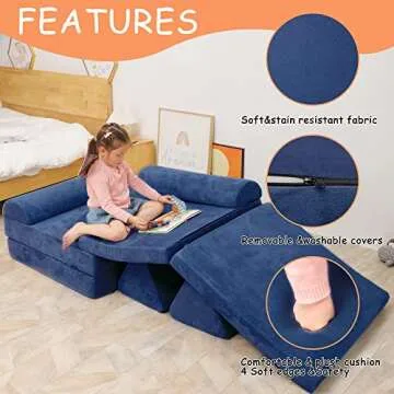 Betterhood Play Couch Sofa for Kids Modular Play Fun