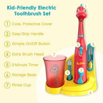 Brusheez Kids Electric Toothbrush Set - Fun & Effective