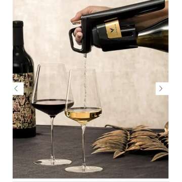 Coravin Timeless Six Plus Wine by the Glass System - Special Edition Anthracite - Includes 3 Argon Gas Capsules, 1 Wine Aerator, 6 Screw Cap Replacements, and 1 Carrying Case (112402)