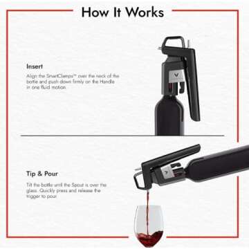 Coravin Timeless Six Plus Wine by the Glass System - Special Edition Anthracite - Includes 3 Argon Gas Capsules, 1 Wine Aerator, 6 Screw Cap Replacements, and 1 Carrying Case (112402)