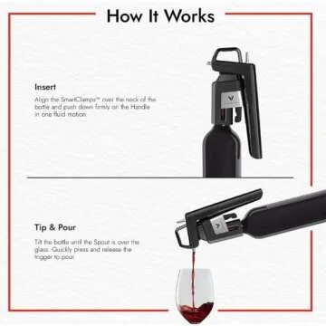 Coravin Timeless Six Plus Wine by the Glass System - Special Edition Anthracite - Includes 3 Argon Gas Capsules, 1 Wine Aerator, 6 Screw Cap Replacements, and 1 Carrying Case (112402)