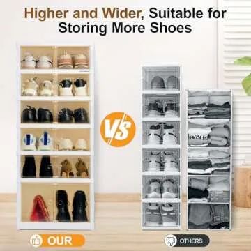 Easy Assemble 6-Tier Foldable Shoe Rack Organizer