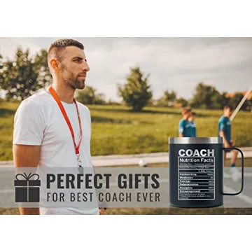 Funny Coach Gift, 12oz Insulated Mug for Coaches
