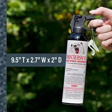 SABRE Frontiersman Bear Spray, Maximum Strength 2.0%