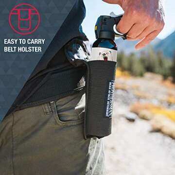 SABRE Frontiersman Bear Spray, Maximum Strength 2.0%