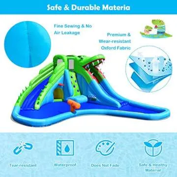 Costzon Mega Water Slide for Kids Outdoor Fun