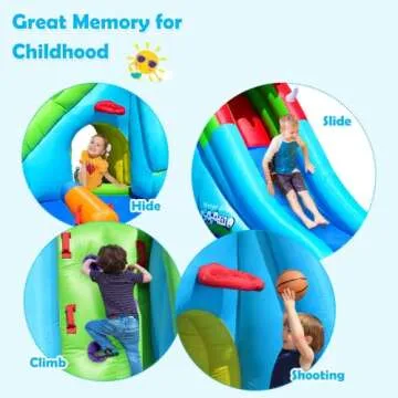 Costzon Mega Water Slide for Kids Outdoor Fun