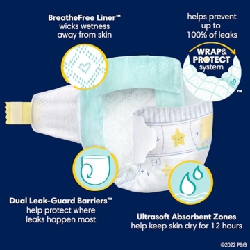 Pampers Swaddlers Overnight Diapers - Size 5, 88 Count