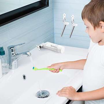 ZOCONE 12pcs Stainless Steel Toothpaste Squeezer Key Set