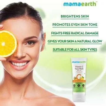 Mamaearth Vitamin C Face Wash for Radiant Skin