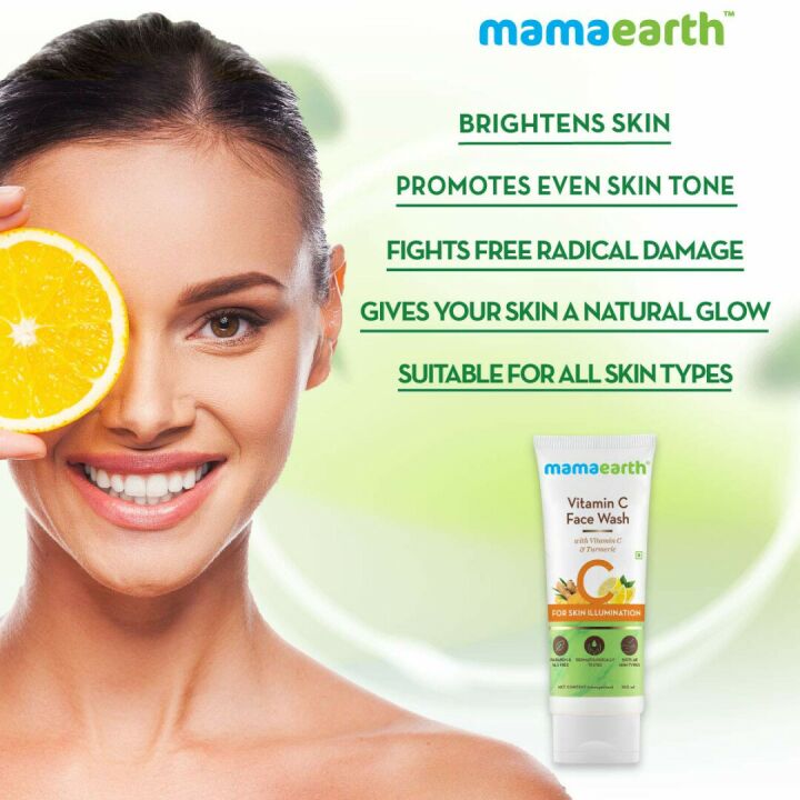 Mamaearth Vitamin C Face Wash for Radiant Skin