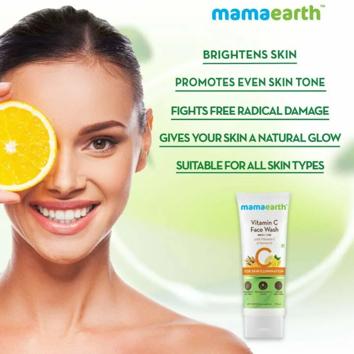 Mamaearth Vitamin C Face Wash for Radiant Skin