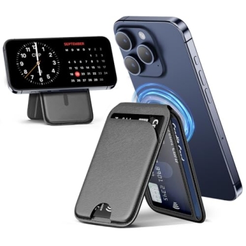 QYQBOON Mag-Safe Wallet - Lightweight Adjustable Magnetic Phone Wallet for iPhone