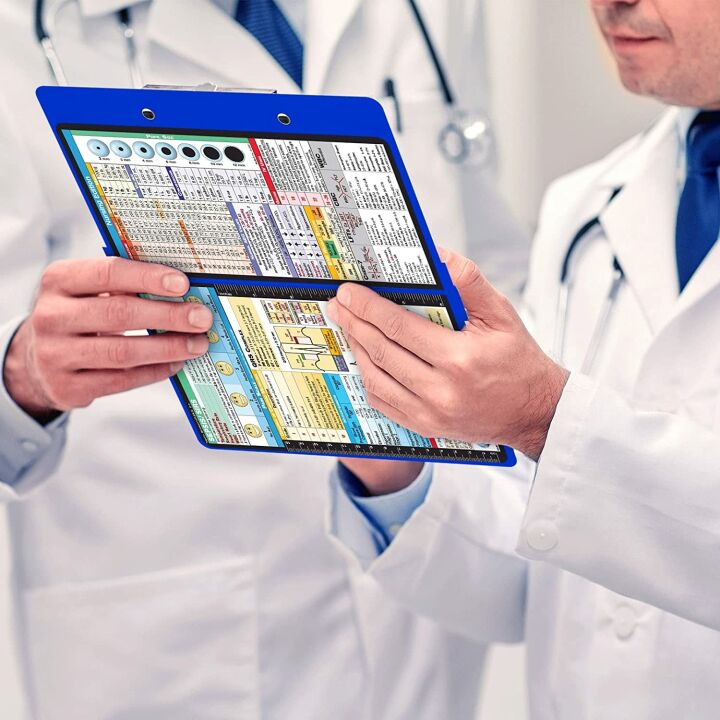 WhiteCoat® Clipboard Blue Nursing Edition for Nurses