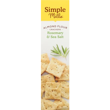 Simple Mills Rosemary & Sea Salt Crackers - Gluten Free Delight