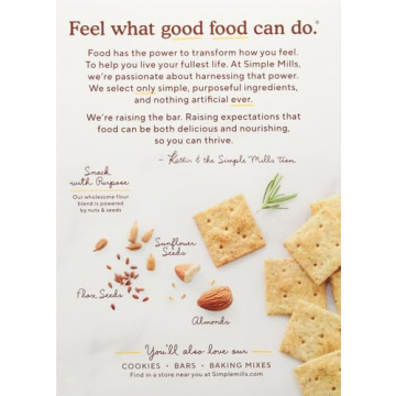 Simple Mills Rosemary & Sea Salt Crackers - Gluten Free Delight