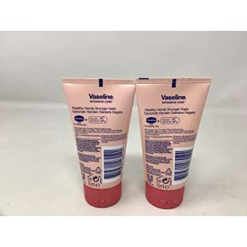 Vaseline Intensive Care Healthy Hands + Stronger Nails Hand Cream 75Ml - Pack of 2