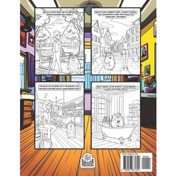 Becky's Beaver Needs a Barber: Hilarious Coloring Book for Adults with Funny, Rhyming Wordplay Quote...