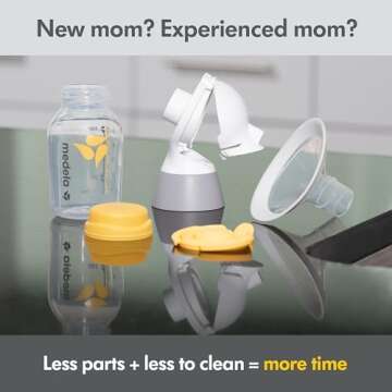 Medela Pump in Style Breast Pump Starter Kit | Classic Pump | Double Electric Breastpump with Bottles