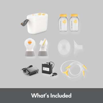 Medela Pump in Style Breast Pump Starter Kit | Classic Pump | Double Electric Breastpump with Bottles
