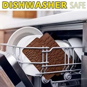 Anaeat Silicone Letter and Number Molds for Baking