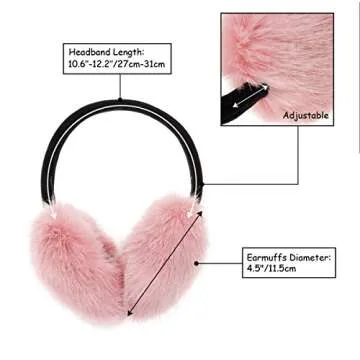 Fashionable Faux Fur Earmuffs for Winter Comfort