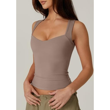 QINSEN Sweetheart Neck Top for Summer Elegance and Comfort